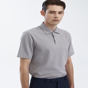 마에스트로 남성 24SS [타임리스][ESSENTIAL] 라이트그레이 피케 카라 티셔츠 MATS4A902G1