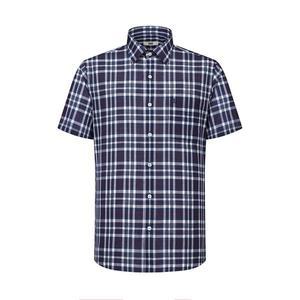 [닥스](김해점)2025 S/S 반소매 일반핏 울혼방 미듐체크남방
