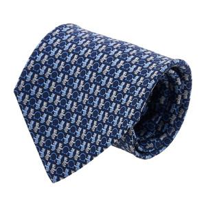 [롯데백화점]페라가모 남성 베어 프린트 실크 타이 35 0843 NAVY LOGHI E ANIMALI 0759101
