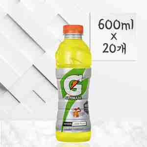 롯데칠성 게토레이 레몬 600ml 20개
