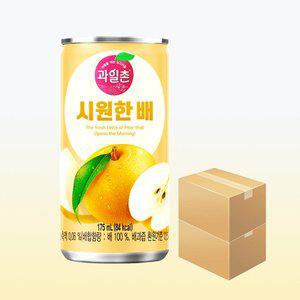 [기타]과일촌 배 드링크 175ml x 60캔 (2박스)