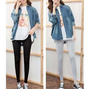 [XB8GJ9NL]LEA B270 왕스판 9부 레깅스 바지 스키니