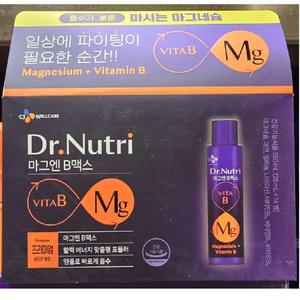 CJ 웰케어 닥터뉴트리 마그엔B맥스 25mlx14개입 마시는 마그네슘