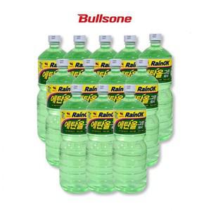 불스원 레인OK 에탄올 워셔액 1800ml x 12개 한박스 그린워셔액
