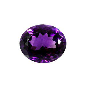 자수정 오발 컷팅원석 14.2ct