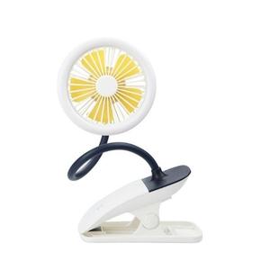 [RGK5O1RS]LED 집게형 선풍기 미니 저소음 유모차