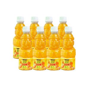제주향 100% 착즙 감귤 한라봉 주스 330ml X 8병