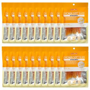 애니펫 소프트 닭가슴살 슬라이스 100g X 20개 강아지 간식