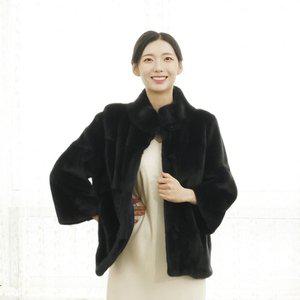 [우진모피](WJ) 코펜하겐퍼 휘메일 네이비 밍크코트 밍크자켓 국내생산 본사직영