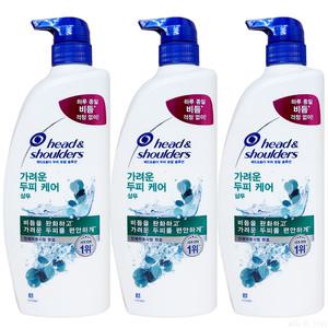 헤드앤숄더 가려운 두피케어 샴푸 850ml 3개