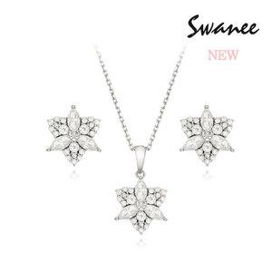 스와니 마법 귀걸이/목걸이 세트 (R325425S/SILVER)