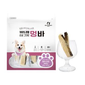 헬로도기 강아지보양식 강아지육포 영양 간식 멍바 황태껍질 15개입