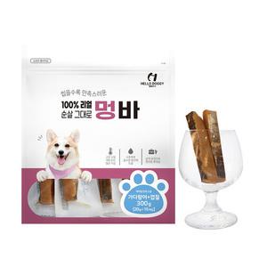 헬로도기 강아지보양식 강아지육포 영양 간식 멍바 가다랑어껍질 15개입