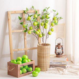 초록 사과 가지 조화 1P  80cm
