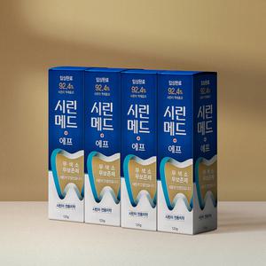 부광약품 시린메드 에프 시린이 전용치약 125g 4개