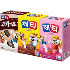 제티 분말 340g 3종세트 초콜릿맛+딸기맛+쿠키앤초코맛 우유에 타먹는 어린이 음료