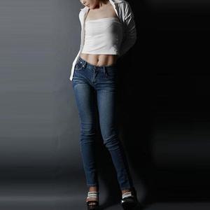 여자 캐주얼 데일리 스판 일자 스키니 청바지