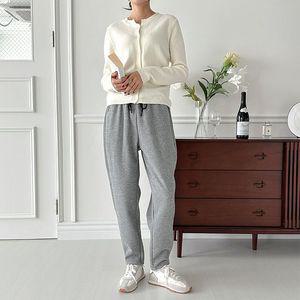 여성 융기모 배기팬츠 바지