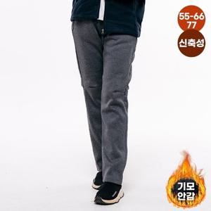 이삐다 겨울 여성 언리쉬드 절개형 기모 트레이닝복바지 W2CBPS-85W