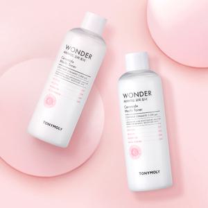 [2pack] 원더 세라마이드 모찌 토너 500ml(+마스크팩 1매,에멀전 30ml)