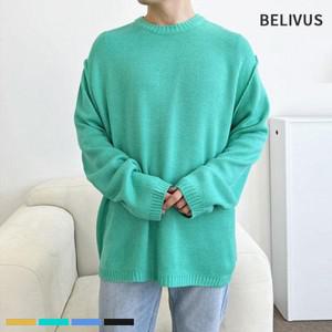 남자 빅사이즈 데일리 무지 라운드 니트 DMES-KNA-STS12909854
