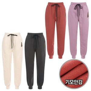 [샵앤] 여성 방한 양기모 국산 좋은날 패치 트레이닝 조거 팬츠N WG-WPT-20196