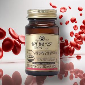 솔가 철분 임산부 영양제 헤모글로빈 식물성 비헴철 철분제 2개월분