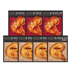 [푸라닭] 신상 통닭다리 구이 2종 혼합 250g*7팩 (제너럴깐풍3/뉴매드갈릭4)