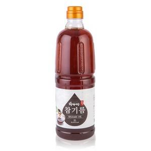 고소한 국산 청아띠 참기름 1L