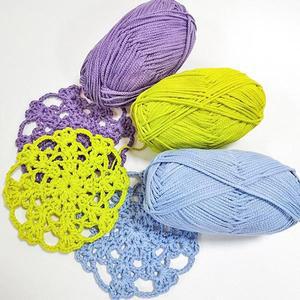 뜨개질실 안티 필링 편직 원사 굵은 수제 재봉실 DIY 소프트 2mm 라운드 스트랜드 100 퍼센트 순면 로프