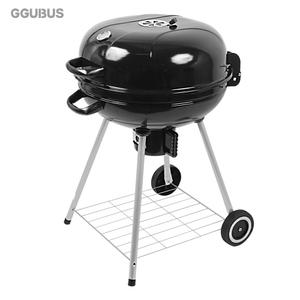 꾸버스 대형 애플 바베큐그릴 원형 BBQ 야외 펜션용 업소용 숯불 직화 훈제