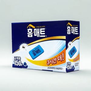 홈매트 일반형 리필용 150매 1개 15시간 모기살충제 벌레 퇴치