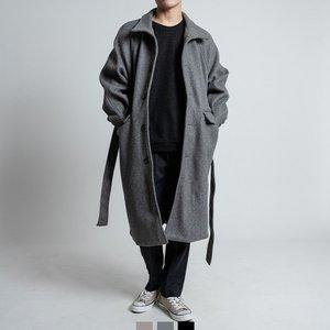 [리빌모아]겨울 남자 래글런 울 싱글 롱 자켓 코트 KSM-CTW-SA0223006