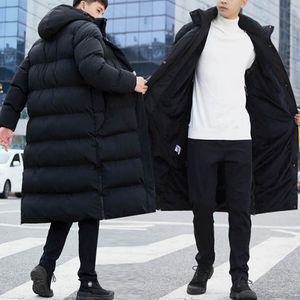 남성 겨울 후드 롱패딩 긴 솜 패딩점퍼 퍼 안감 방한