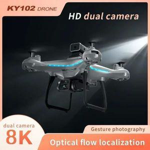 드론 입문용 드론 KY102 드론K 전문 듀얼 카메라 10000M 브러시리스 쿼드콥터 장애물 회피 광학 흐름 항공