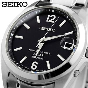 SEIKO 세이코 솔라 티타늄 메탈밴드 비지니스 손목시계SBTM229