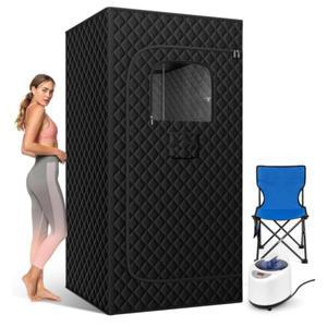 휴대용 스팀 사우나, 가정용 사우나 텐트, 사우나 박스, 스티머 및 접이식 의자, 3 L, 4L, 1000 W, 2000W