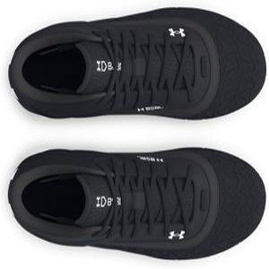 구기스포츠 야구 Under Armour 남성 Leadoff Mid 3.0 베이스볼 클리트 스니커즈 001 블랙 화이트 26.5 cm