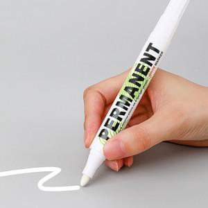 화이트 마킹펜 3mm 방수 흰색 캐릭터그리기 보도블럭 어른색칠공부