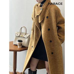 [헤레이스] 울80  더블 차이나 핸드메이드 코트 YMSH24FW755_P378477742