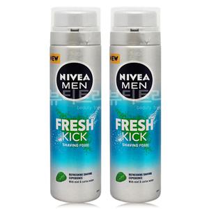 니베아 맨 프레시 킥 쉐이빙 폼 200ml + 200ml