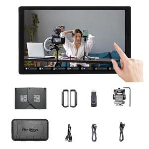 PORTKEYS PL5 5.4인치 4K HDMI 터치스크린 비디오 모니터, 500NT 카메라 필드 모니터 라이브 스트리밍 캡처 카드 수직 촬영 스트레치, 스트리밍을 위한 360 컬러 그레이더 USB 3.0 인터페이스 시뮬레이션