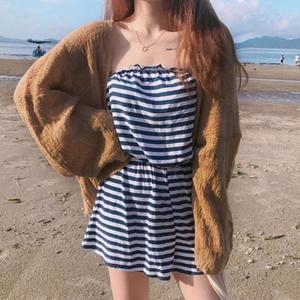 [BZI45IJM_51IB]여성 시스루 가디건 바캉스 비치가디건