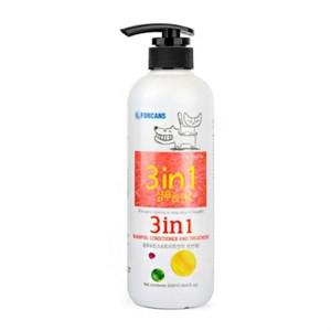 3in1 강아지 반려견 샴푸 린스 트리트먼트 550ml 강아지맞춤형샴푸 애견샴푸