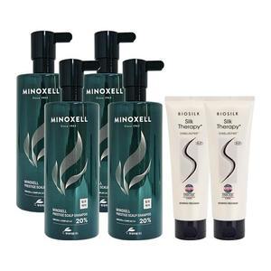 마이녹셀 샴푸 480ml 4개+실크테라피 트리트먼트 250ml 2개