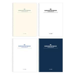신상 모닝글로리 A4 연습장 좌철 줄없는 스프링노트 무선 연습장 무지 공책