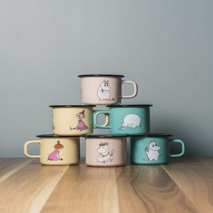 무민 법랑 머그 컵, Moomin mug cup, 캠핑머그, Muurla design
