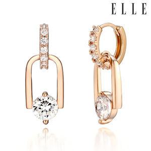 [엘르주얼리] 14K 큐빅 포인트 원터치 귀걸이 (gold pin) ELGPEE313