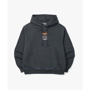Diadora 가먼트다잉 후드티셔츠 GREY D5123LHD09GRD