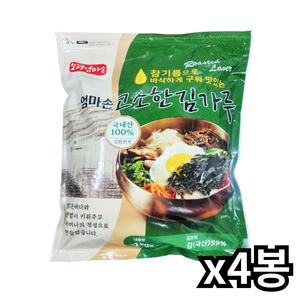 보령 엄마손 고소한 국내산 김가루 1kgx4봉